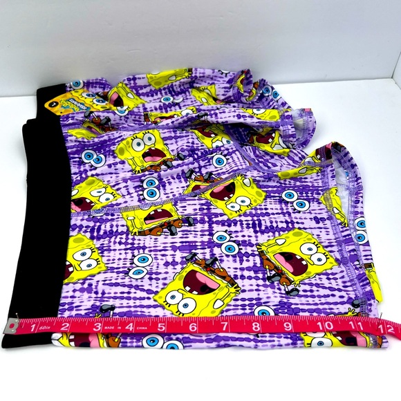 SPONG BOB SQUARE PANTS BOXER BRIEFS, LARGE SIZE, THE COLORS ARE PURPLE & YELLOW - Picture 8 of 9
